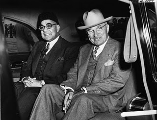 Mr Liaquat Ali Khan with US President Mr Harry Truman in USA